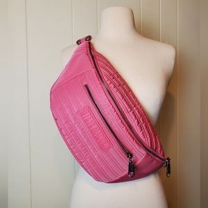 STEVE MADDEN candy pink nylon sling bag